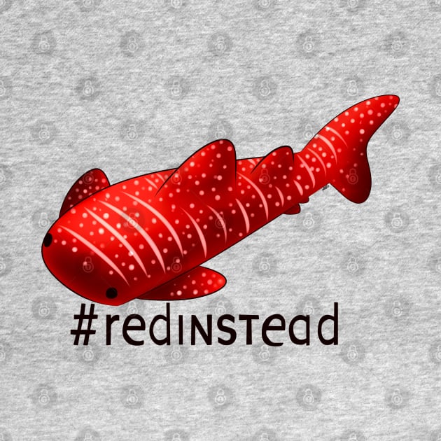 #RedInstead Autistic Whale Shark by piefanart